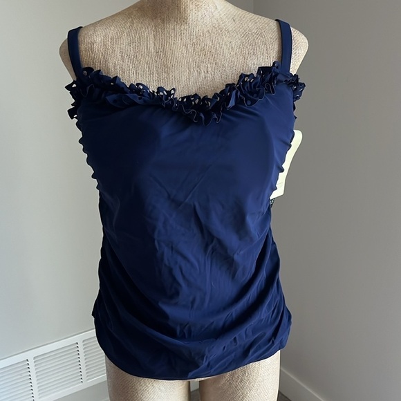 NWT Profile by Gottex E-Cup Tankini Swim Top 40E - Picture 7 of 7